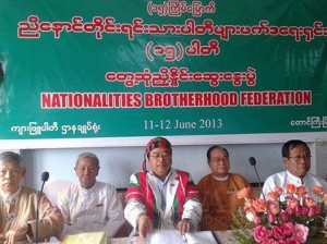 The Nationalities Brotherhood Federalism meet in Shan state capital of Taunggyi.