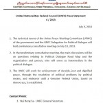 UNFC annouc