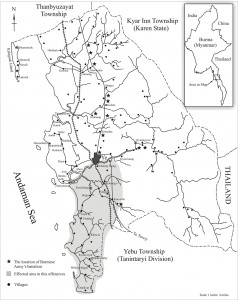 Map of Ye Town (Photo: IMNA) 