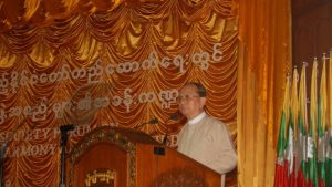 President Thein Sein delivering a speech (photo: President Office website)