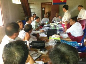 AMDP central executive meeting (Photo: Min Wat Na Kyi’s Facebook)