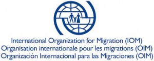 Logos of the International Organization for Migration (IOM)