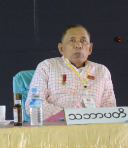 NMSP Chairman Nai Htaw Mon [Photo: MNA]