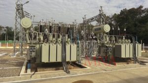 Installed transformers at Chaungzone Station (Photo: MNA)