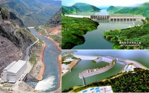 Photo caption: Dam projects on the Salween River (Photo: Internet)