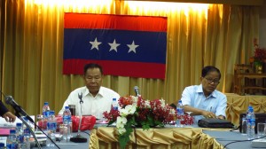 UNFC's Chairman (left) and vice-chairman Nai Hongsar (right).