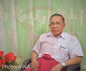 New Mon State Party Chairman Nai Htaw Mon (Photo:MNA)