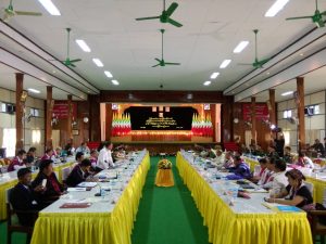 Meeting to establish the Mon State JMC (Photo: MNA/Mon Htaw)