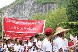 Locals organizing a protest event against mining companies (Photo: MNA)