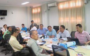 Meeting of the national level political talk’s TOR drafting work group (Photo: Hla Maung Shwe). 