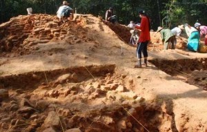 Ancient Suvarnabhumi excavation site 