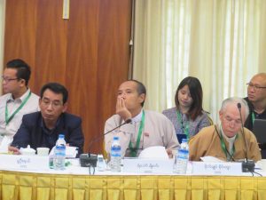 Photo caption: Meeting aimed at re-analysing political discourse framework (Photo: Hla Maung Shwe)