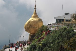 The Popular Kyaiktiyo Pagoda, “The Golden Rock” (Photo: MNA)