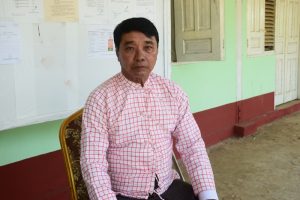 AMDP candidate Nai Win Htut competing for Chaungzone Township’s Pyithu Hluttaw (Photo: MNA) 