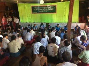 JMC-S public meeting (Photo: Aung Naing Win) 