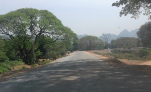 Highway near Htee Pho Naing Village (Photo: MNA)