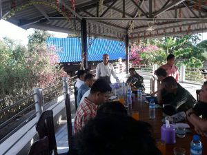 Meeting between the officials of NMSP and KNU on May 3 (Photo: NMSP)