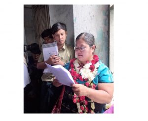 Daw Ohn Hla, chairperson of Karen Women Union (Photo: Daw Ohn Hla)