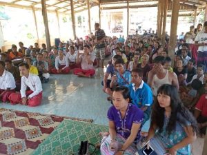 Meeting with Ba-Leh-Doon-Pite villagers (photo:Facebook)