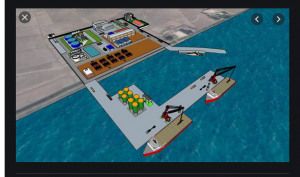 Model of Offshore Supply Base (photo: Internet)  