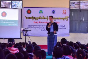  Prevention awareness program regarding the  sexual abuse of children (photo: Khaing Khaing Leh)