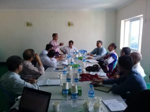 Five leaders of ethnic political parties having informal meeting (photo:KSPP)