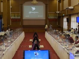 Photo: Bilateral meeting between the government and NCA-S EAO held on August 1 (Photo: MRTV)