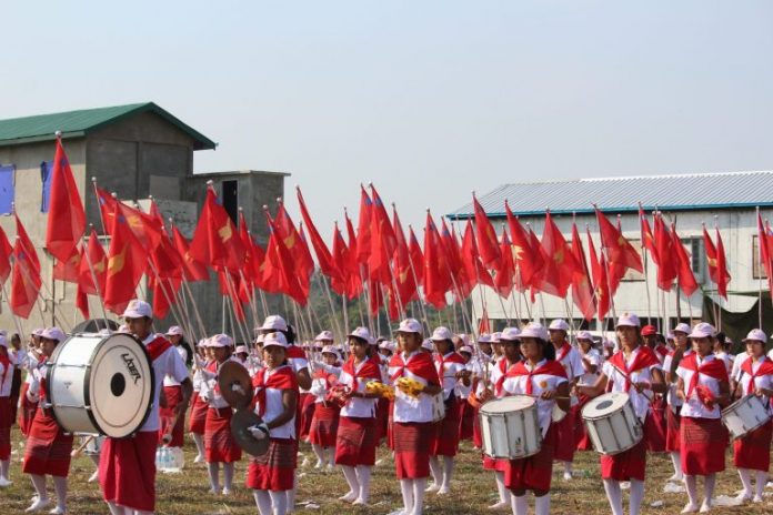 Photo: parade seen at 8th Mon Youth Day (Photo: MNA)