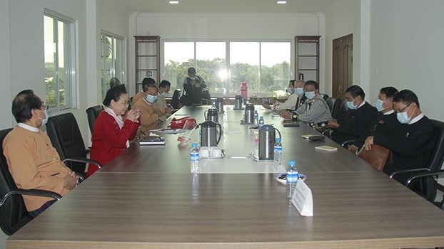 Photo: Elected representatives from Kachin State and NLD representatives meeting (Photo: RFA)