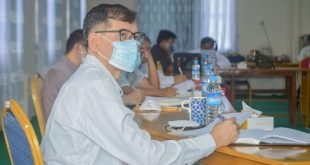 Photo: Nai Banyar Lei, chair of NMSP's COVID-19 Control Committee (Photo: NMSP)